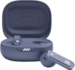 JBL Live Flex Earbud Bluetooth Handsfree Ακουστικά με Θήκη Φόρτισης Μπλε