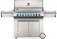 Napoleon Prestige PRO 665 Gasgrill Gusseisen Rost 96cmx46cmcm mit 5 cm 31kW