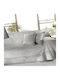 Guy Laroche Parfait Ριχτάρι Τριθέσιου Καναπέ Δύο 'Οψεων Chenille 180x300εκ. Silver 1133030123078