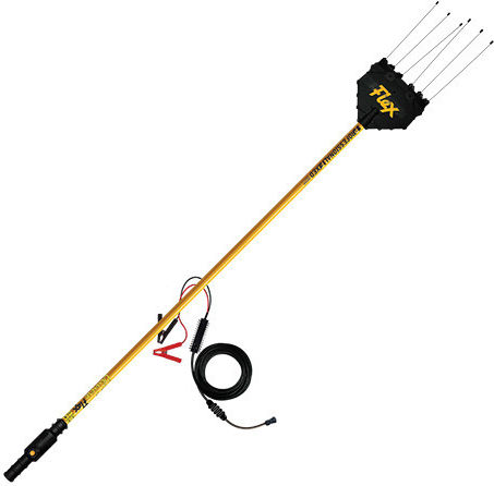 Agritec Oliviero Flex-PF Olivenernter Batterie Typ Harke mit fester Stange 2.4m und Gewicht 2.2kg