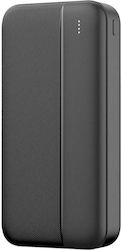 Maxlife MXPB-02 Power Bank 20000mAh 20W with USB-A Port and 2 USB-C Ports Power Delivery Black Maxlife MXPB-02 Power Bank 20000mAh 20W with USB-A Port and 2 USB-C Ports Power Delivery Black