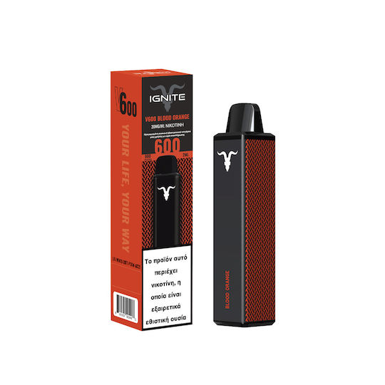 Ignite Disposable E-Cigarette Orange 2ml 20mg Orange
