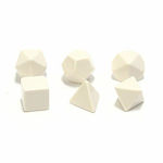 Chessex Opaque Polyhedral Dice White