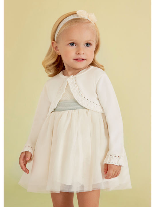 Abel & Lula Kids Bolero Knitted Beige