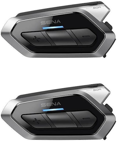 Motorcycle Intercom Sena 50 Sena 50R-02D Dual Intercom For Riding