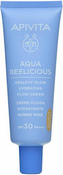 Apivita Aqua Beelicious Tinted 24h Moisturizing Cream Face Day Tinted and SPF30 40ml