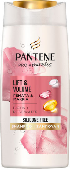 Pantene Pro-v Miracles Biotin & Rose Water Шампоан Обем За Всички Типове Коса 600мл