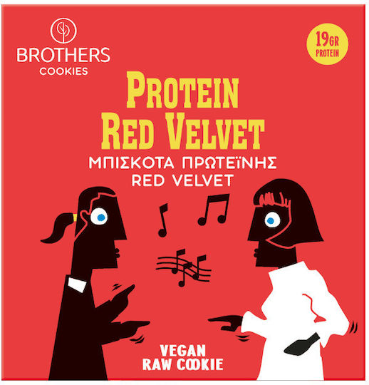 Brothers Healthy Food Biscuits Protein Red Velvet Vegan 1pcs 70gr
