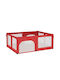 vidaXL Кошара за игра с Матрак Red 190x150см
