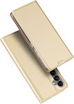 Dux Ducis Skin Pro Buchen Sie Synthetisches Leder Gold (Galaxy A34)