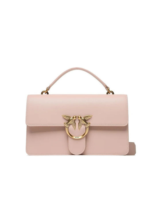 Pinko Leather Women's Bag Shoulder Pink