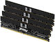 Kingston Fury Renegade Pro 128GB DDR5 RAM mit 4 Modulen (4x32GB) und Geschwindigkeit 5600 für Schreibtisch