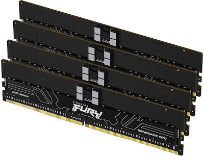 Kingston Fury Renegade Pro 128GB DDR5 RAM mit 4 Modulen (4x32GB) und Geschwindigkeit 5600 für Schreibtisch