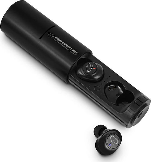 Esperanza EH227K In-ear Bluetooth Handsfree Earphones with Charging Case Black