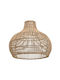 Inart NATURAL Pendant Light Beige with Socket E27 40x35x35cm