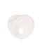 Kikka Boo Ergonomic Heart Baby Plagiocephaly Pillow Memory Foam White 22x21cm