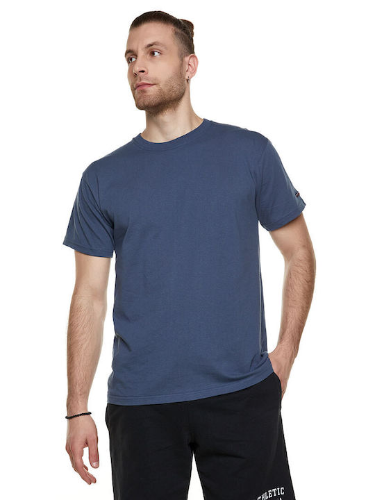 Bodymove Tricou pentru bărbați cu mâneci scurte Albastru marin