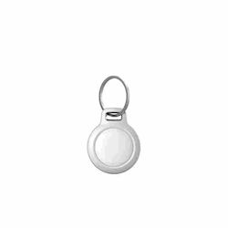 Nomad Rugged Калъф за ключодържател Силикон за AirTag в Бял цвят