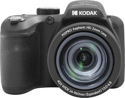 Kodak PIXPRO AZ405 Compact Aparat Foto 20MP Cu Zoom Optic 40x cu Ecran 2.3" și Rezoluție Video 1280 x 720 pixeli Negru