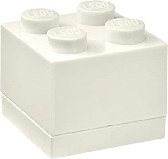 LEGO Детска кутия за съхранение от пластмаса Бял 1бр