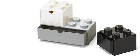 LEGO Παιδικό Κουτί Αποθήκευσης από Πλαστικό Λευκό 3τμχ