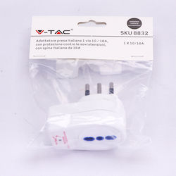 V-TAC 8832 Adaptor Pentru Prize Din Italia În Italia