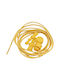 Shoelaces Elastic Yellow 2pcs 100cm With Stop