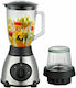 Andowl Μπλέντερ με Πλαστική Κανάτα 1.5 lt 600W Inox Q-FR60