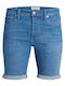Jack & Jones Herrenshorts Jeans Blau
