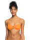 Roxy Strapless Bikini with Detachable & Adjustable Straps Orange