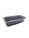 Elekom Formă de Patiserie pentru Chec Rectangulare din Aluminiu 30x13x5.5buc 1buc