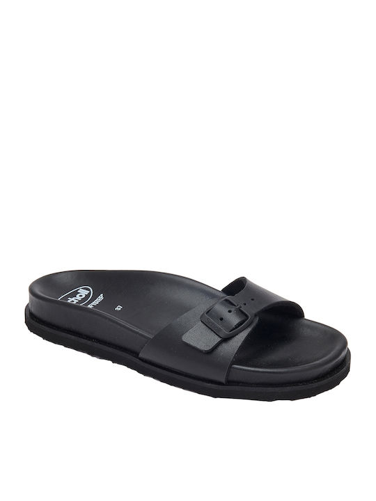 Scholl Estelle Women's Flat Sandals in Black Color