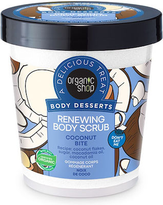 Organic Shop Body Desserts Scrub pentru corp Mușcătură de nucă de cocos 450ml