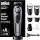 Braun Trimmer Mașină Reîncărcabilă Black / Space Grey BT7420