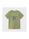 Mayoral Kids T-shirt Khaki