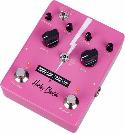 Harley Benton Good Cop Bad Cop 0911-HAR-COP Pedals EffectDistortion Electric Guitar and Electric Bass 0911-HAR-COP