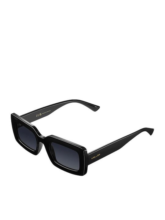 Meller Nala Unisex Sunglasses with Plastic Frame All Black NL-TUTCAR