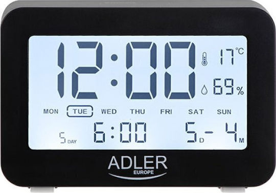 Adler Ψηφιακό Πλαστικό Black