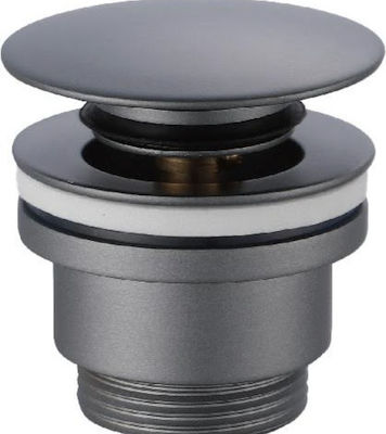 Imex Pop Up Brass Valve Sink Gray