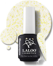 Laloo Cosmetics Flake Matte Gold Top Coat Matte 15ml