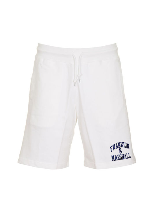 Franklin & Marshall Sportliche Herrenshorts Weiß