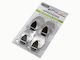 ArteLibre Inox Hanger Kitchen Hook with Sticker Silver 4pcs 06510306