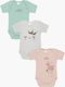Minerva Magic Crown Short-Sleeved Multicolour 3pcs