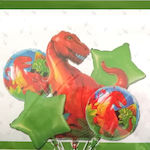 Set 5 Baloane Bubble Multicolor Numere YF4450 45.7buc Dinosaurs