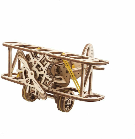 Ugears Holz-Bauspielzeug Mini Biplane