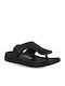 Flip Flops In Sandal Style In Black Colour