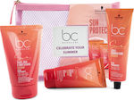 Schwarzkopf BC Bonacure Sun Protect Wetbag Haarpflegeset mit Shampoo 4Stück