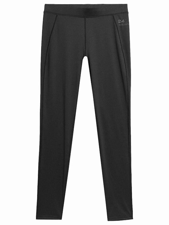 4F Herren Sportleggings Lang Schwarz