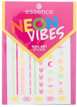 Essence Neon Vibes Стикери с дизайн за Нокти в Различни Цветове 49бр