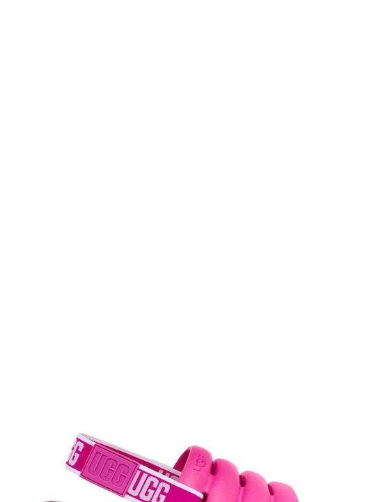 Ugg Australia Γυναικεία Σανδάλια Sporty σε Ροζ Χρώμα
